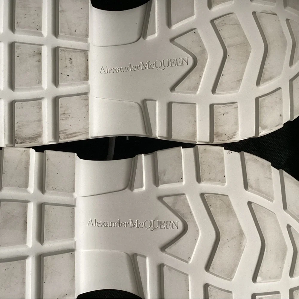 Alexander McQueen Tread Slick Canvas Platform Sneakers, Size 41 - Picture 9 of 14